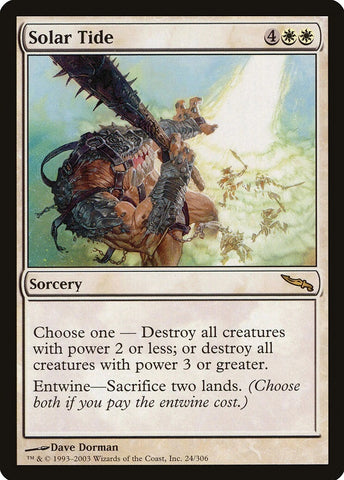 "Solar Tide" - Magic The Gathering Card - Mirrodin