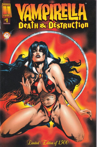 Vampirella  Death & Destruction #1  - Harris Comics - 1996 - ltd to 1500