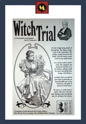 "Witch Trial" - Cheapass Games - RARE OOP