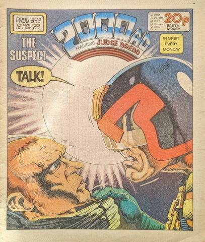 2000AD Comic Prog #342 - #349 (8x Comics RUN) - 1983