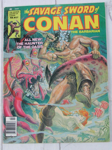 Savage Sword of Conan #37 - Marvel Magazines - 1979