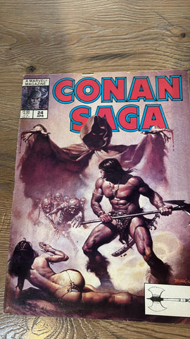 Conan Saga #24 - Marvel Magazines - 1989