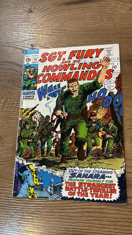 Sgt Fury #72 - Marvel Comics - 1969