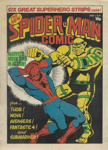 Spider-Man Comic #313 & 314  - Marvel/British Comic - 1979