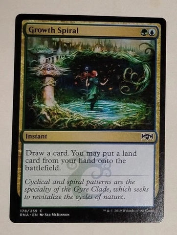 "Growth Spiral" - Magic The Gathering Card - RNA
