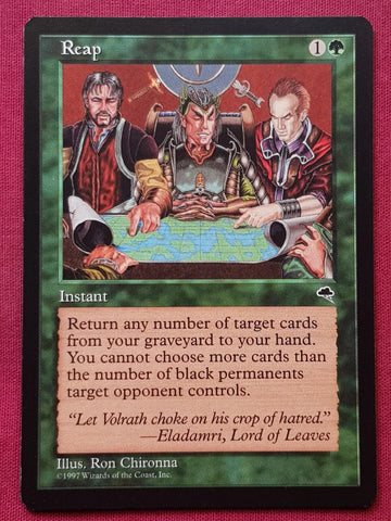 "Reap" - Magic The Gathering Card - Tempest