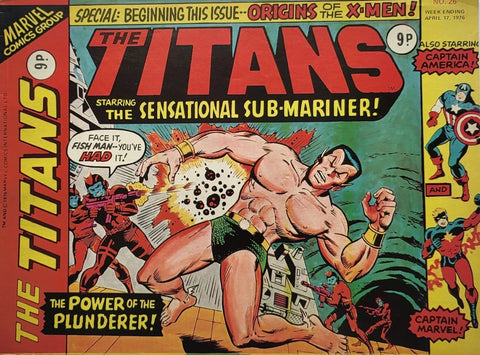 The Titans #26 - Marvel Comics / British - 1976