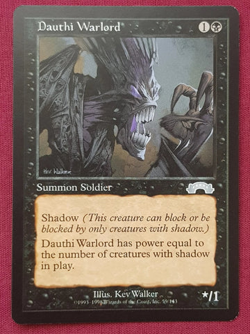 "Dauthi Warlord" - Magic The Gathering Card - Exodus