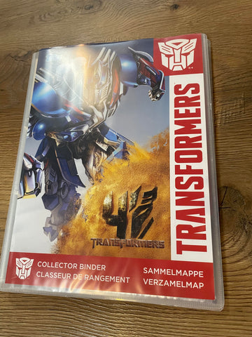 Transformers Collectible cards and binder