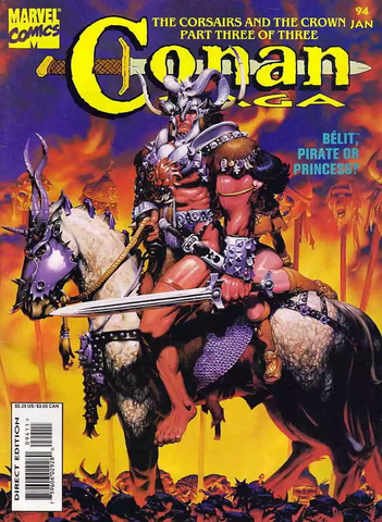 Conan Saga #94 - Marvel Magazines - 1995