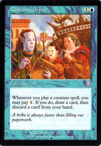 "Customs Depot" - Magic The Gathering Card - Mercadian Masques