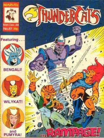Thundercats Comic #87 - Marvel / British - 1988