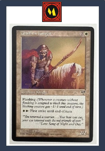 "Zhalfirin Knight" x4 - Magic The Gathering - Mirage - 4-Card Playset
