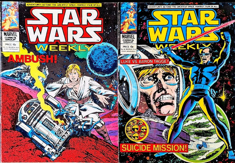 Star Wars Weekly #55 56 57 58 (4x Comics) - Marvel/British - 1979