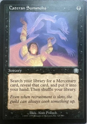 "Cateran Summons" - Magic The Gathering Card - Mercadian Masques