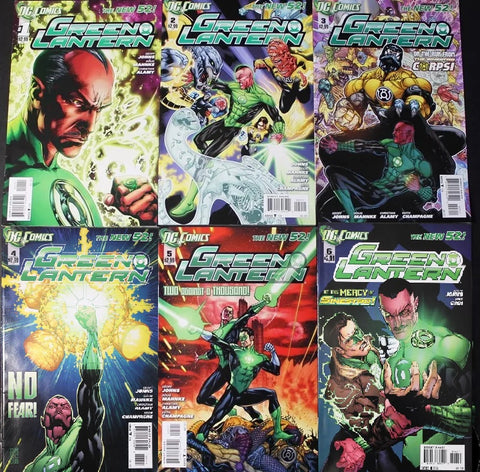 Green Lantern #1 - #6 (6x Comics RUN) - DC Comics - 2011/12