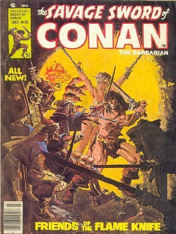 Savage Sword of Conan #31 - Marvel / Curtis Magazines - 1978