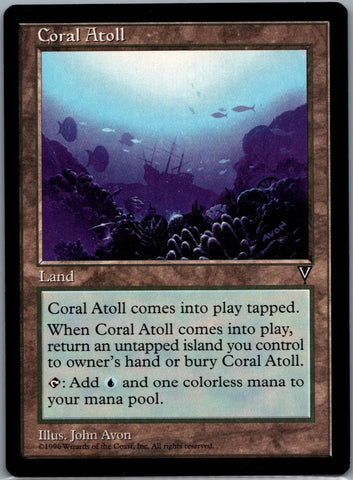 "Coral Atoll" - Magic The Gathering - Visions
