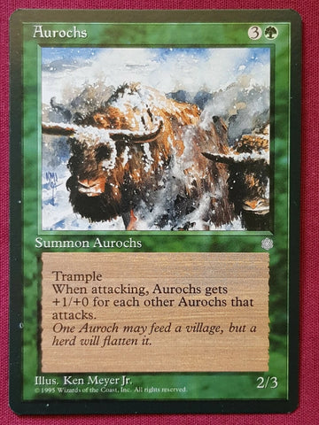 "Aurochs" x4 - Magic The Gathering Card - Ice Age - 4-Card Playset