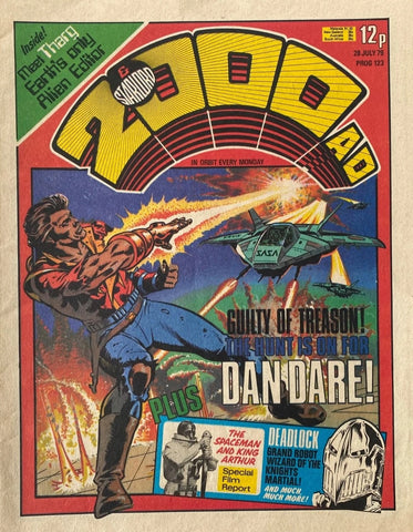 2000AD Comic Prog #123 - #127 (5x Comics RUN) - 1979
