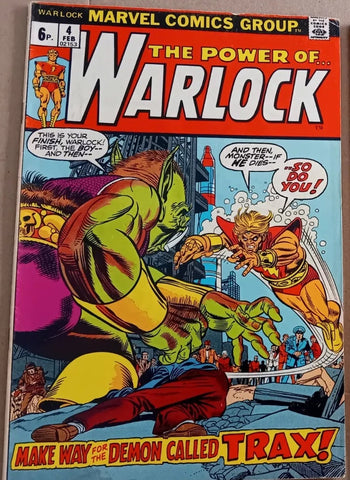 Warlock #4 - Marvel Comics - 1973