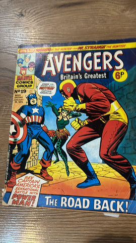 The Avengers #19 - Marvel/British - 1974