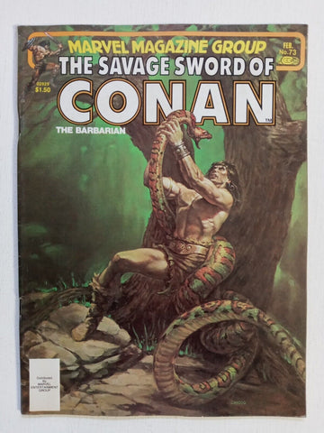 The Savage Sword of Conan #73 - Curtis Magazines - 1982