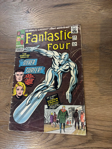 Fantastic Four #50 - Marvel Comics -  1966 - 3rd App Silver Surfer
