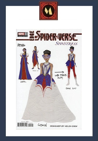 Edge Of Spider-Verse #4 - Marvel Comics - 2022 - Spinstress Design Variant