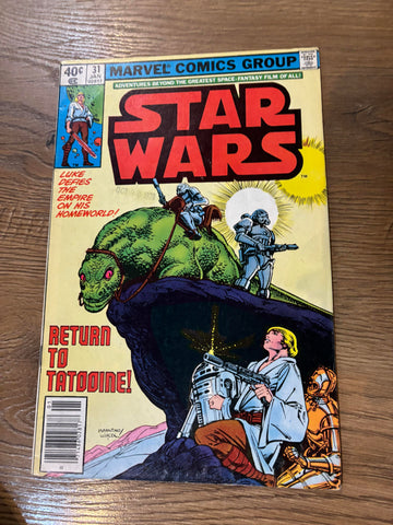 Star Wars #31 - Marvel Comics - 1980 - 1st app Silas