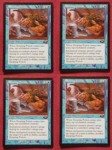 "Sleeping Potion" x4 - Magic The Gathering Card - Planeshift - 4-Card Playset