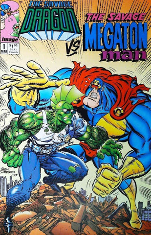 Savage Dragon vs Savage Megatron Man #1 - Image Comics - 1993