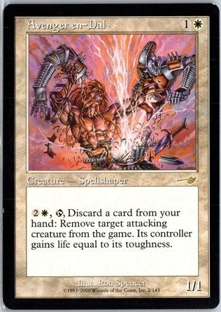 "Avenger en-Dal" - Magic The Gathering Card - Nemesis