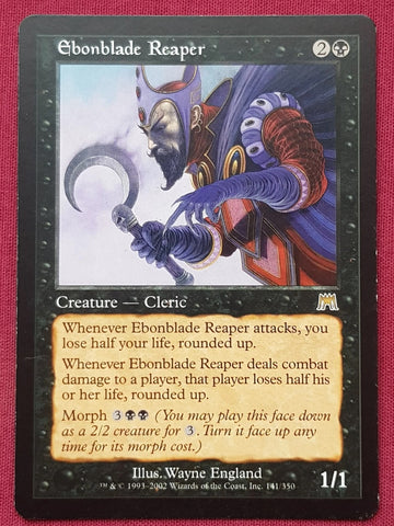"Ebonblade Reaper" - Magic The Gathering Card - Onslaught