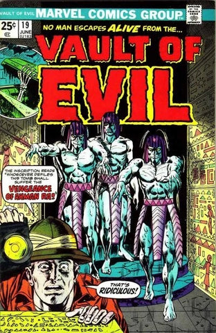 Vault of Evil #19 - Marvel Comics - 1975