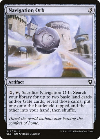 "Navigation Orb" - Magic The Gathering Card - CLB