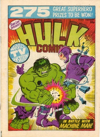 Hulk Comic #36 - Marvel Comics/British - 1979