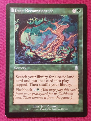 "Deep Reconnaissance" - Magic The Gathering Card - Odyssey