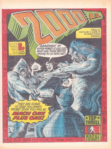 2000AD Comic - Prog #15 - 4th June 1977