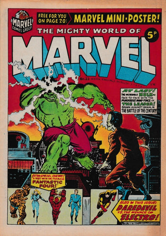 Mighty World of Marvel #22 - Marvel Comics - 1973