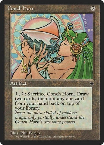 "Conch Horn" - Magic The Gathering - Fallen Empires