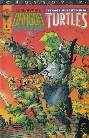 Savage Dragon / TMNT #1 - Mirage Publishing - 1993