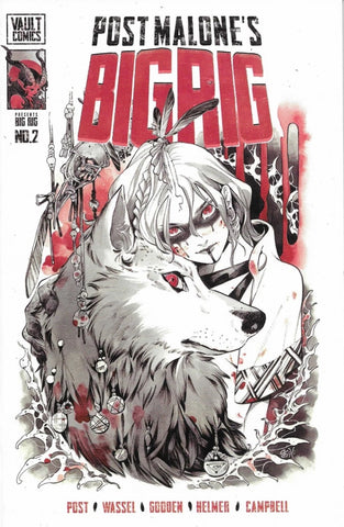Post Malone's Big Rig #2 - Vault Comics - 2025 - Momoko Variant