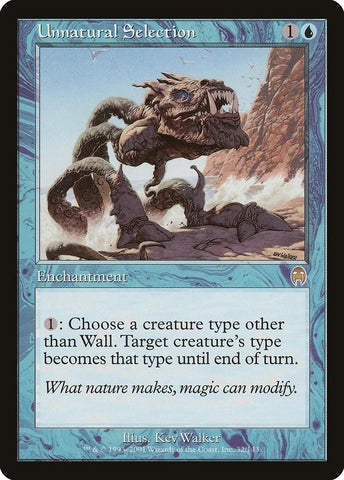 "Unnatural Selection" - Magic The Gathering Card - Apocalypse