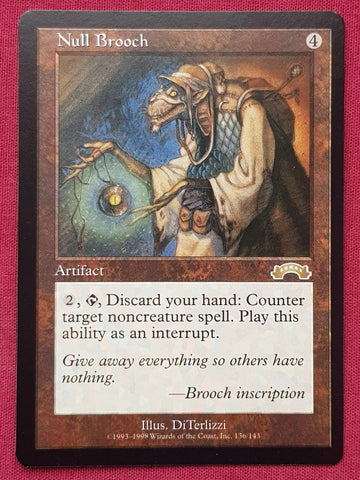 "Null Brooch" - Magic The Gathering Card - Exodus