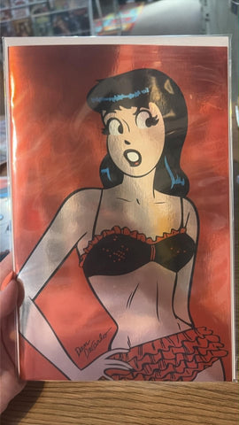 Archie 85th Anniversary: Betty & Veronica Swimsuit Special - Decarlo Foil Veronica Pin Up