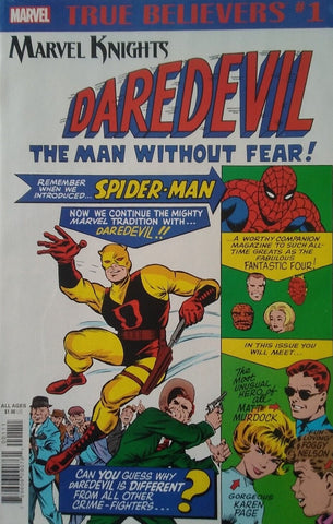 Daredevil: The Man Without Fear - Marvel - 2019 - True Believers Marvel Knights