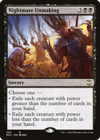 "Nightmare Unmaking" - Magic The Gathering Card - C19