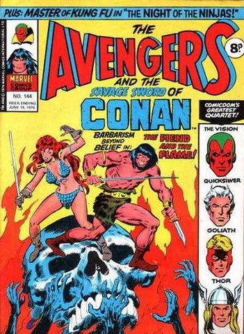 The Avengers #144 - Marvel Comics / British - 1976