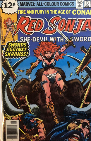 Red Sonja #13 - Marvel Comics - 1979 - Pence Copy